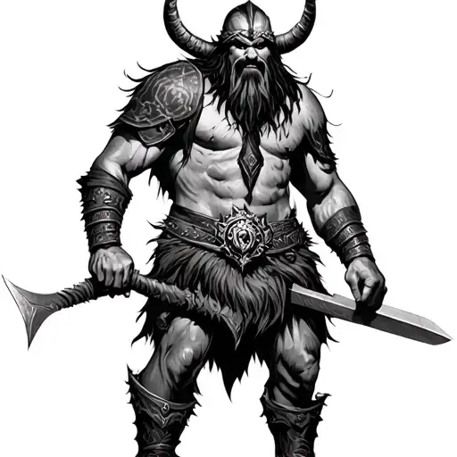 Berserker Viking Warrior