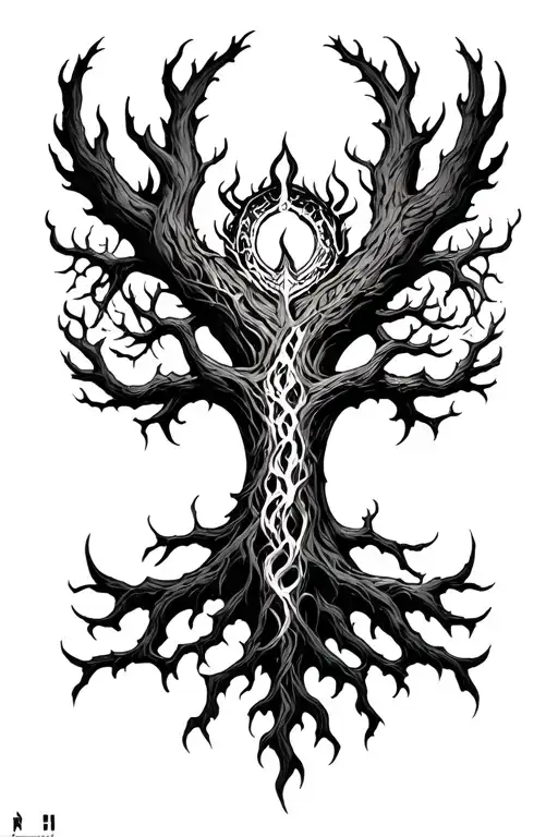 Yggdrasil Tree And God Of War
