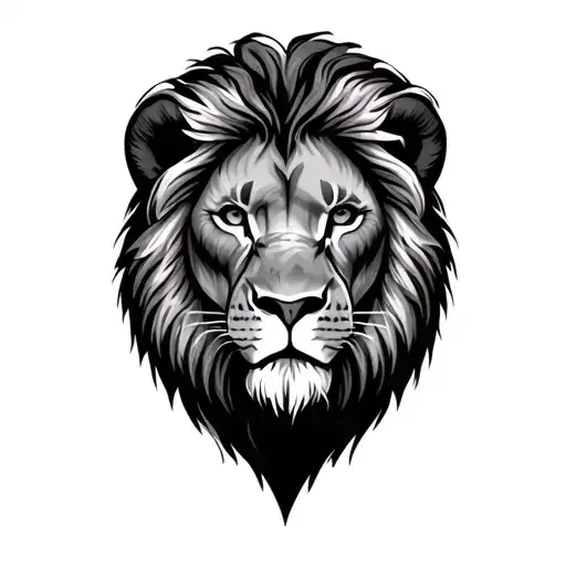 Lion Head Realistic
