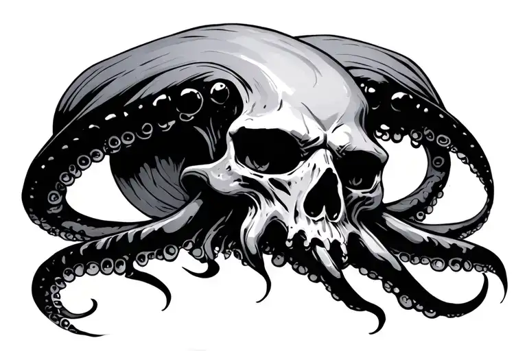 Skull Squid Eye Inside