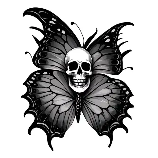 Skull Butterfly