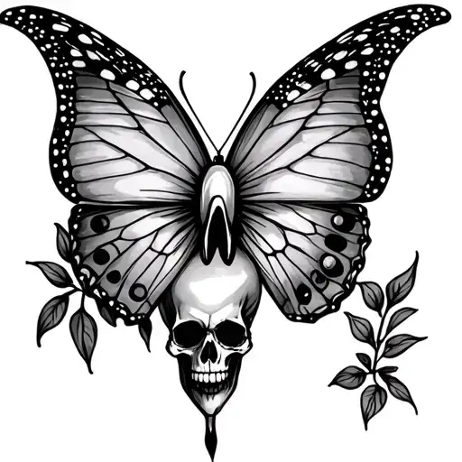 Skull Butterfly
