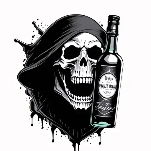 Reaper W Tequila Bottle