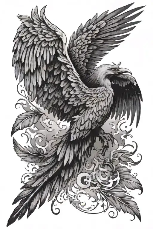 Icarus Rising Feathers Burning