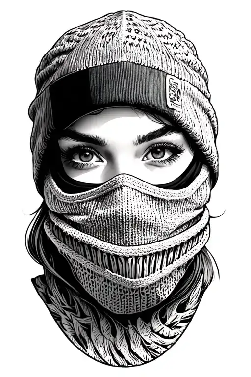 Girl In Ski Mask