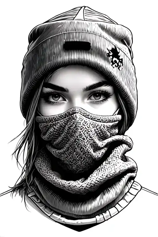 Girl In Ski Mask
