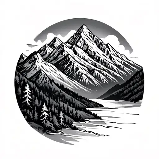 Zach Bryan Lyrics Mountain Landscape