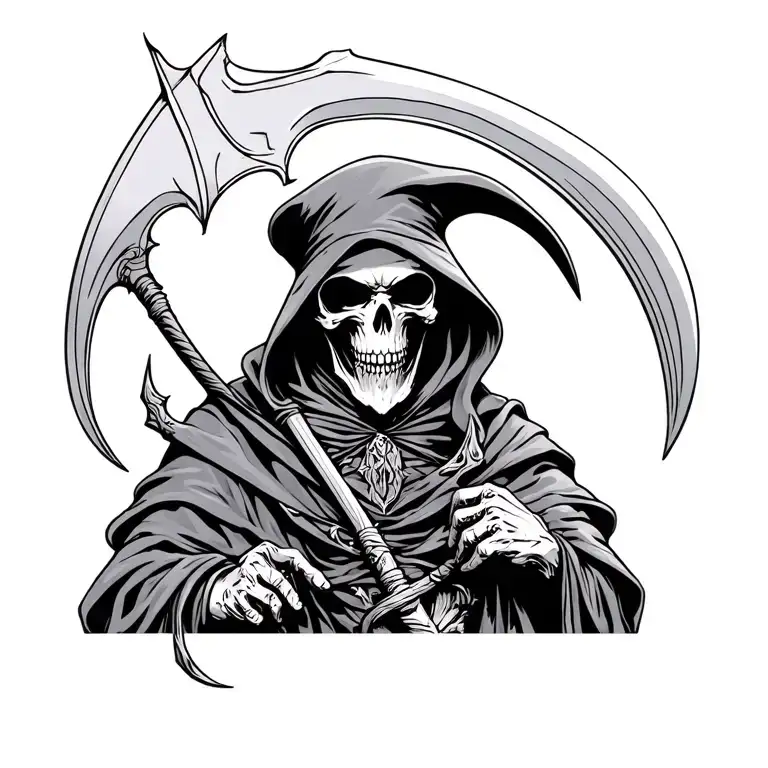 Grim Reaper With Scythe