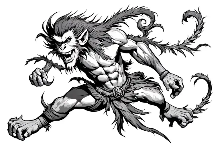 Sun Wukong Tramp Stamp