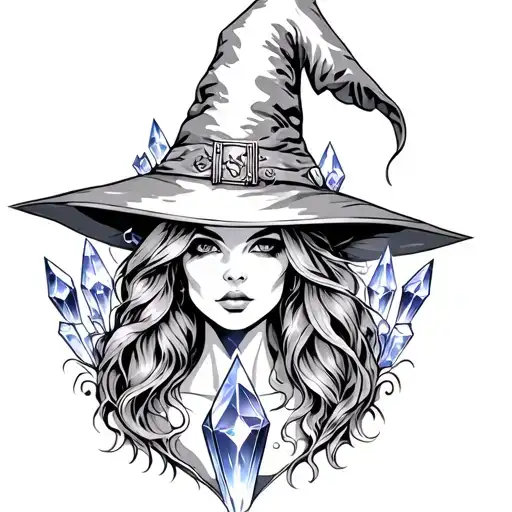 Witch With Crystals