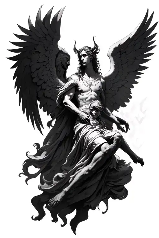 All Of The Archangels Fighting Demons