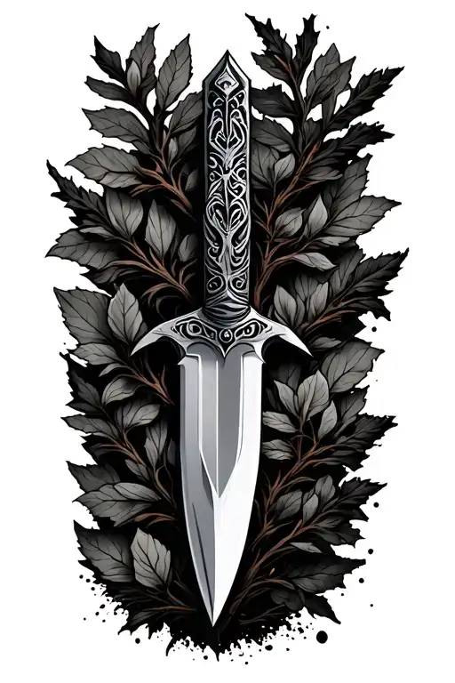 Blade Made From A Branch