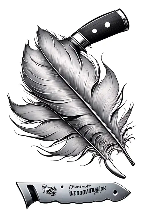 Wusthoff Classic Chefs Knife With Feather For A Blade Cutting