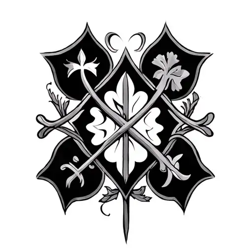 Irish And Czech Symbols