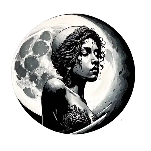 Topless Under The Moon