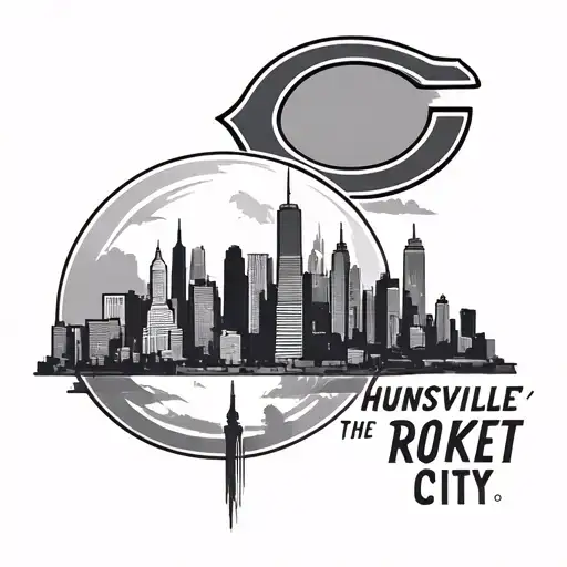 Chicago Skyline Tattoo Chicago Bears Huntsville Alabama The Rocket City