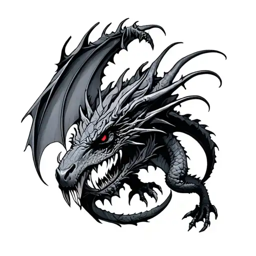 Undead Dragon Intertwined