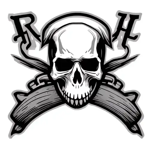 Rugby Tradition Value Family Moto Skull