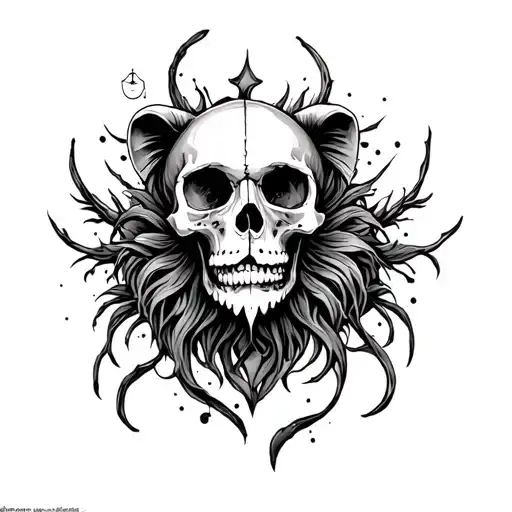 I'm A Libra My Dad Was A Leo I Like Dark Things Like Skulls And Want A Black And White