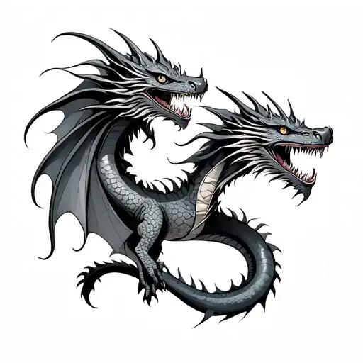Fine Line Dragon