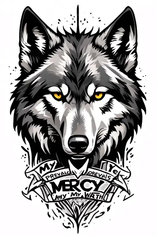 Wolf Head My Mercy Prevails Over My Wrath