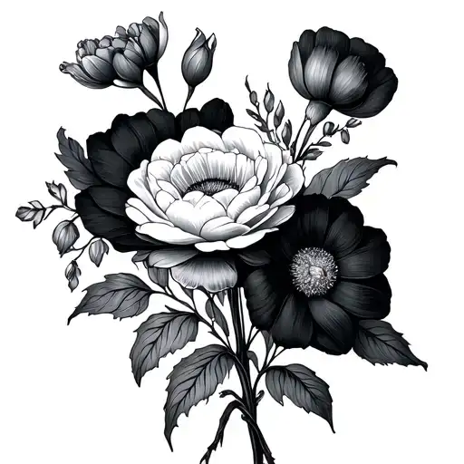 Fineline Birth Flower Bouquet