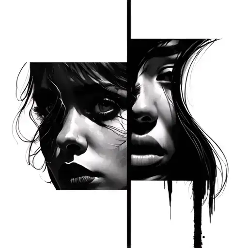 Realism Split Face Morphing