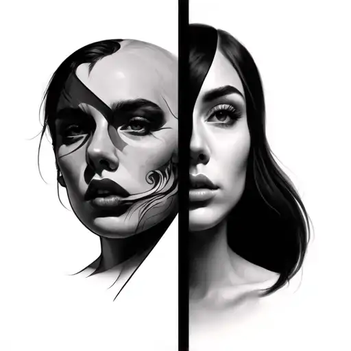 Realism Split Face Morphing