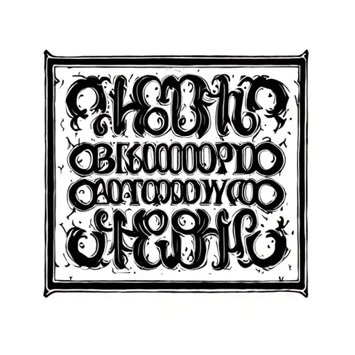 Two Word Ambigram Generator