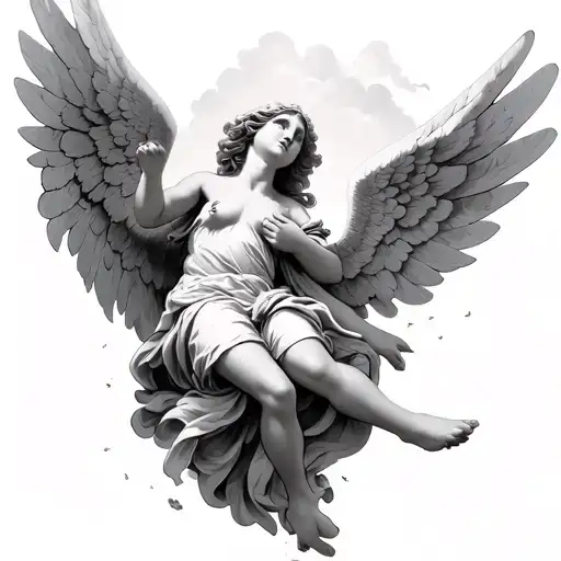 Angel Falling From The Sky