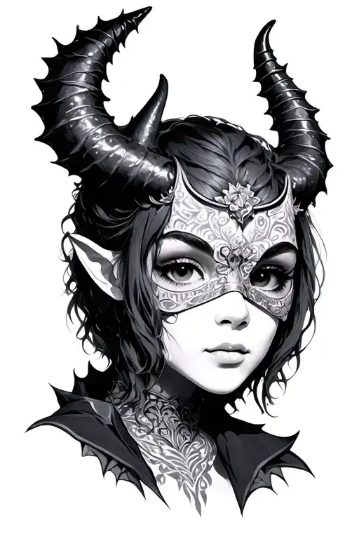 Demon Wears A Mask Of A Cute Girl