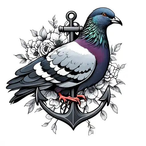 Pigeon Anchor Intertwined