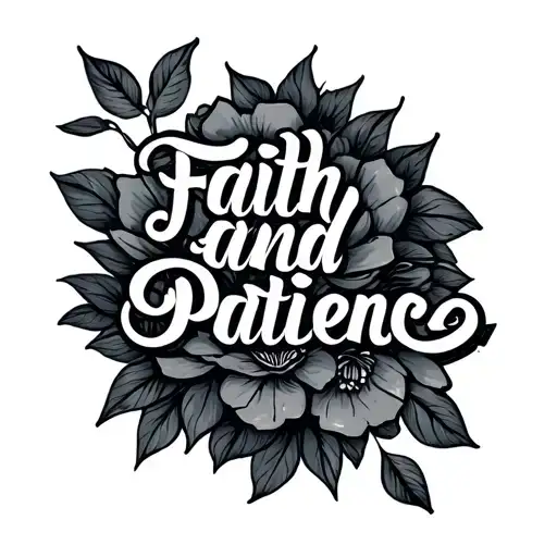Faith And Patience Word