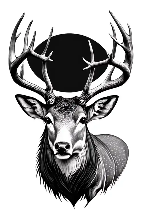 Deer Stag Head