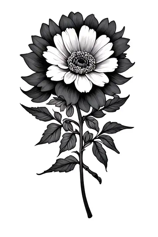 April And November Birth Flower Surrounded