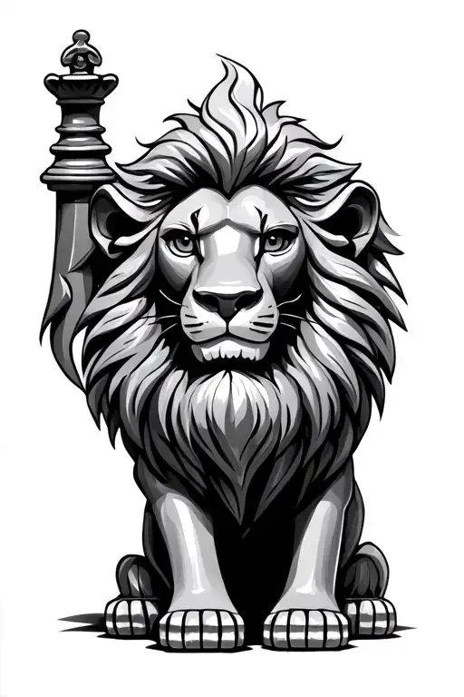 Rafiki Lion King Chess Piece