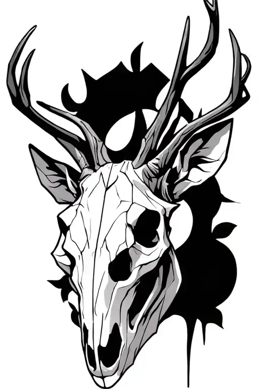 Deer Skull Origamy