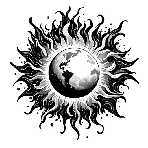 Air Earth Fire Water Sun Moon