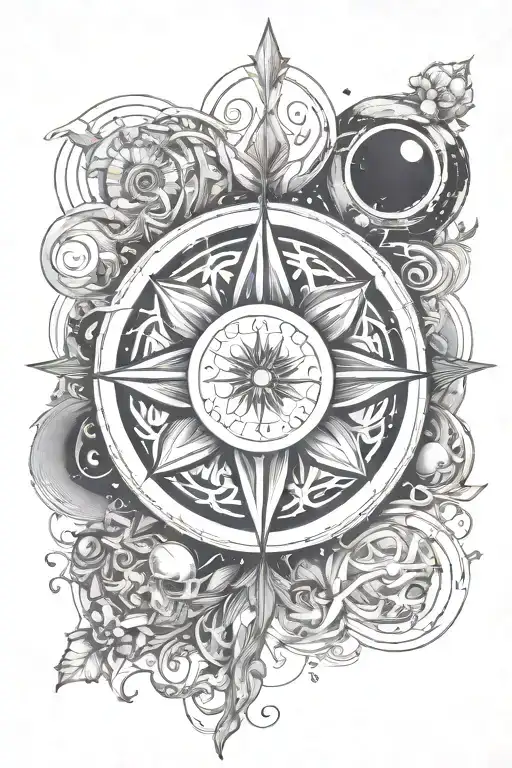 Universe Coming Together Symbolizing Growth Love Symbol