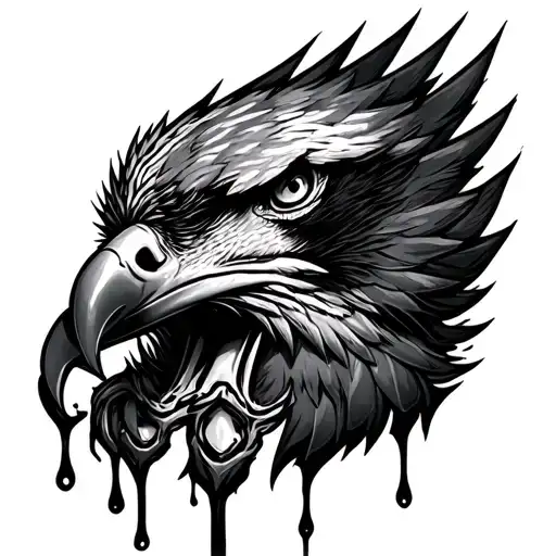 Eagle Paw That Tears The Skin In The