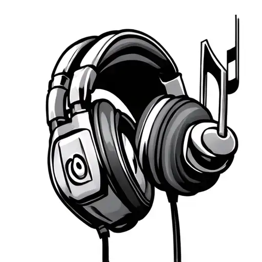 Music Note Headphone Cable Dumbell