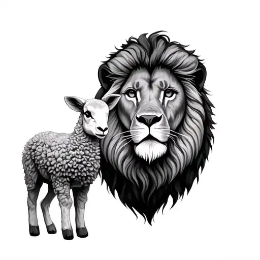 Lion And Lamb