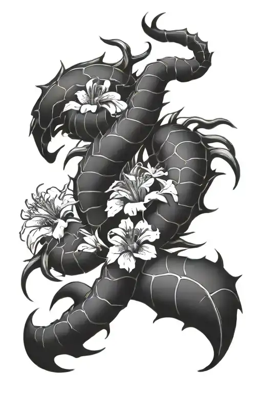 November Birth Flower With Scorpio Zodiac Sign The M