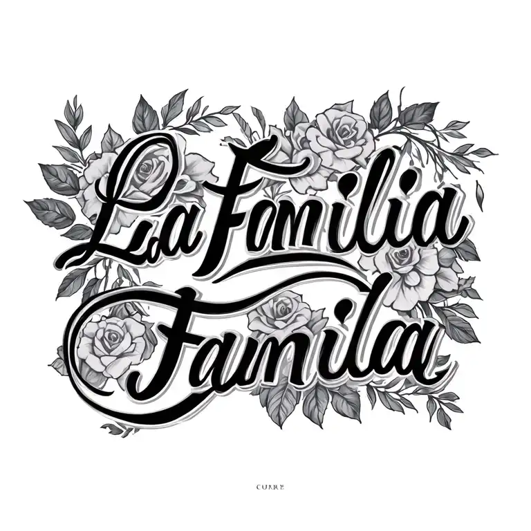 La Familia Cursive Letters