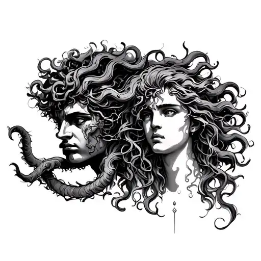 Perseus And Medusa Loving