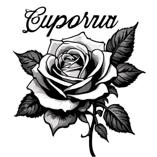 Rose With Name On Top Cover Up Empire State