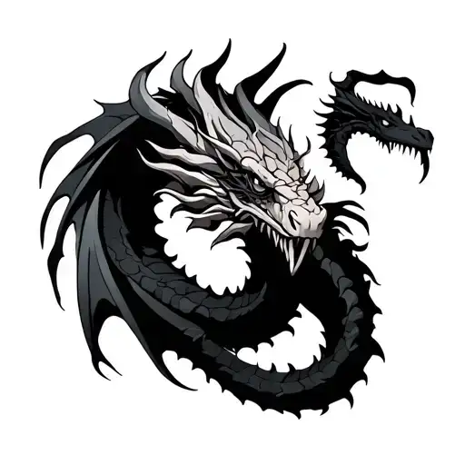 Bone Dragon On The Shoulder