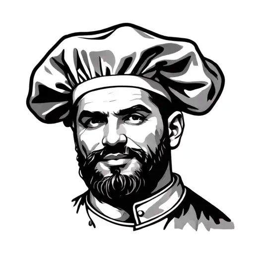 Chef Tattoo Design