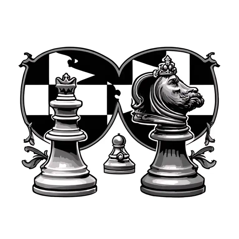 Swedish King Chess Piece