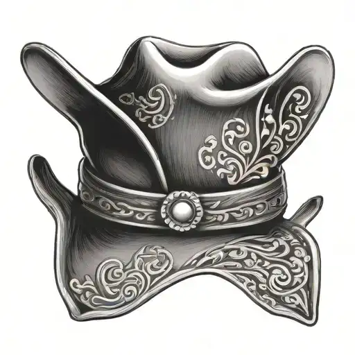 Cowboy Hat With Hankerchief